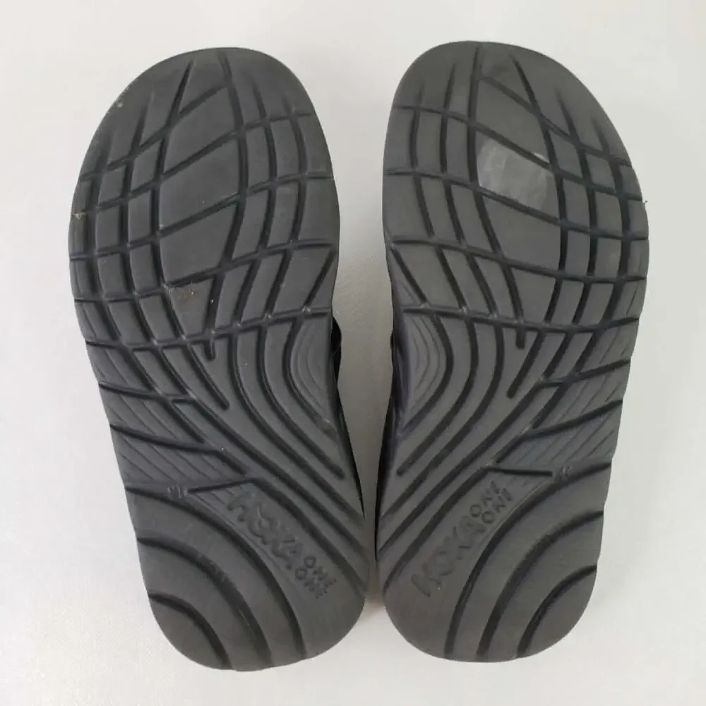 Hoka One One Ora Recovery Flip Sandals Black Men’s Size 7 Women’s 9